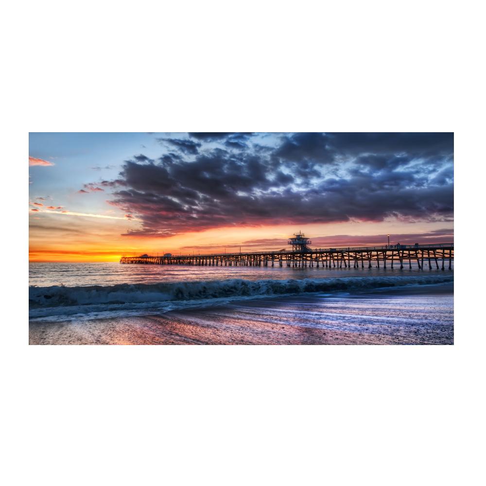 Sea Beach Bridge Posters And Prints Landscape Pictures Canvas Painting Modern Home Decor Wall Art For Living Room Sunset Cuadros