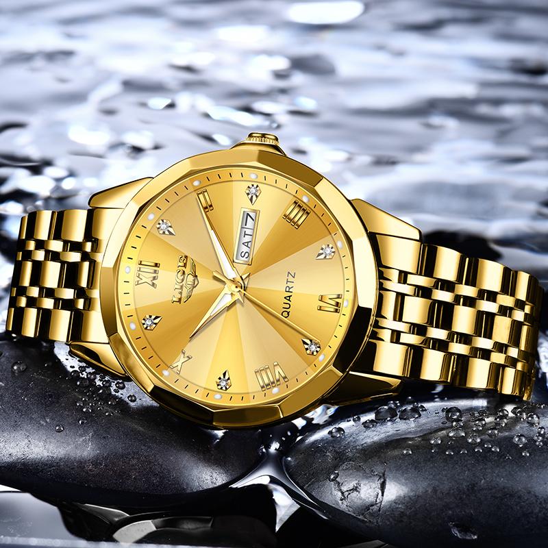 Brand Luxury Women Watch Fashion Waterproof Date Quartz Watches For Women Full Steel Sport Military Chronograph Reloj Mujer