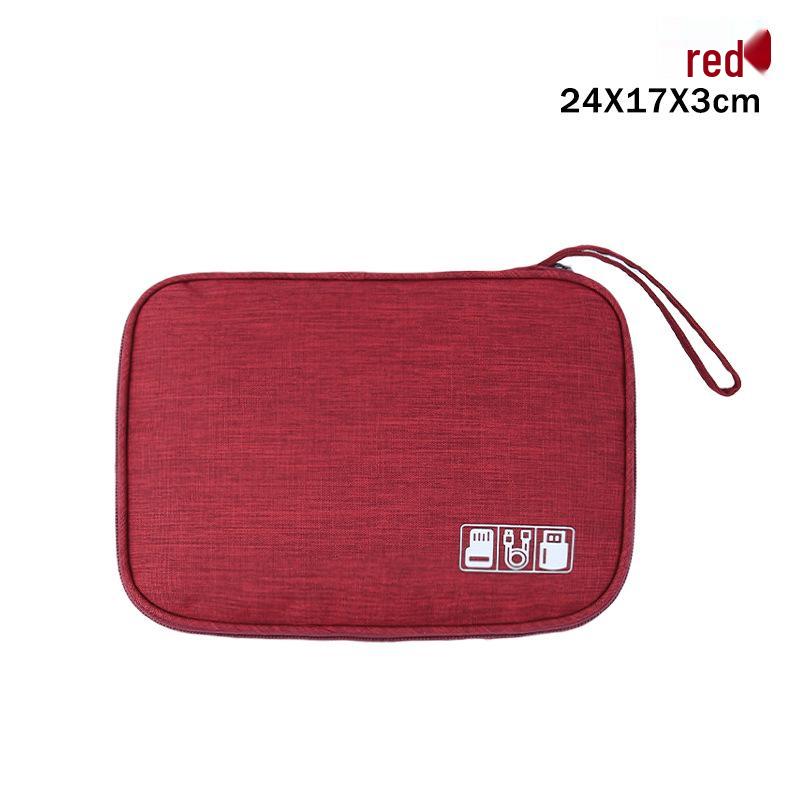 Multifunctional Waterproof Travel Storage Bag for Cables, Chargers, Power Banks, and Earphones