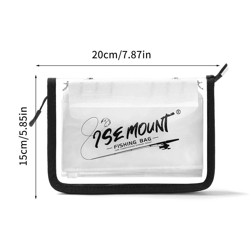Luya Transparente Ködertasche PVC Innentasche Unterteilt Wasserdichte Aufbewahrungstasche Angelzubehör Sortierer Aufbewahrungstasche