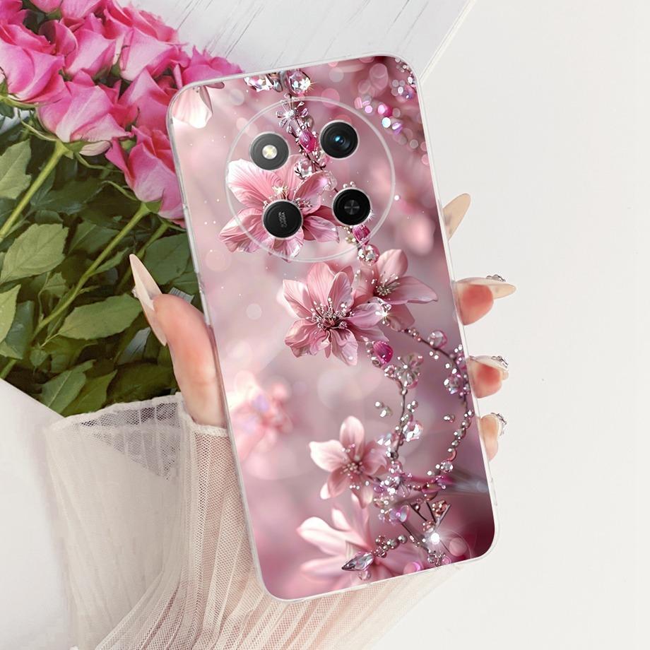 Dragon Lion Animal Printed For Honor Magic 7 Lite 7 Pro Magic7 Phone Case On Honor X9C Smart Cover Clear Silicone Butterfly Capa