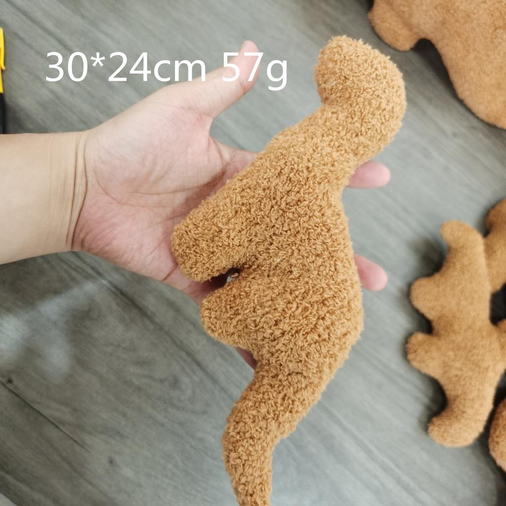 Dinosaur Chicken Nugget Doll Pillow Stegosaurus Tyrannosaurus Plush Toy