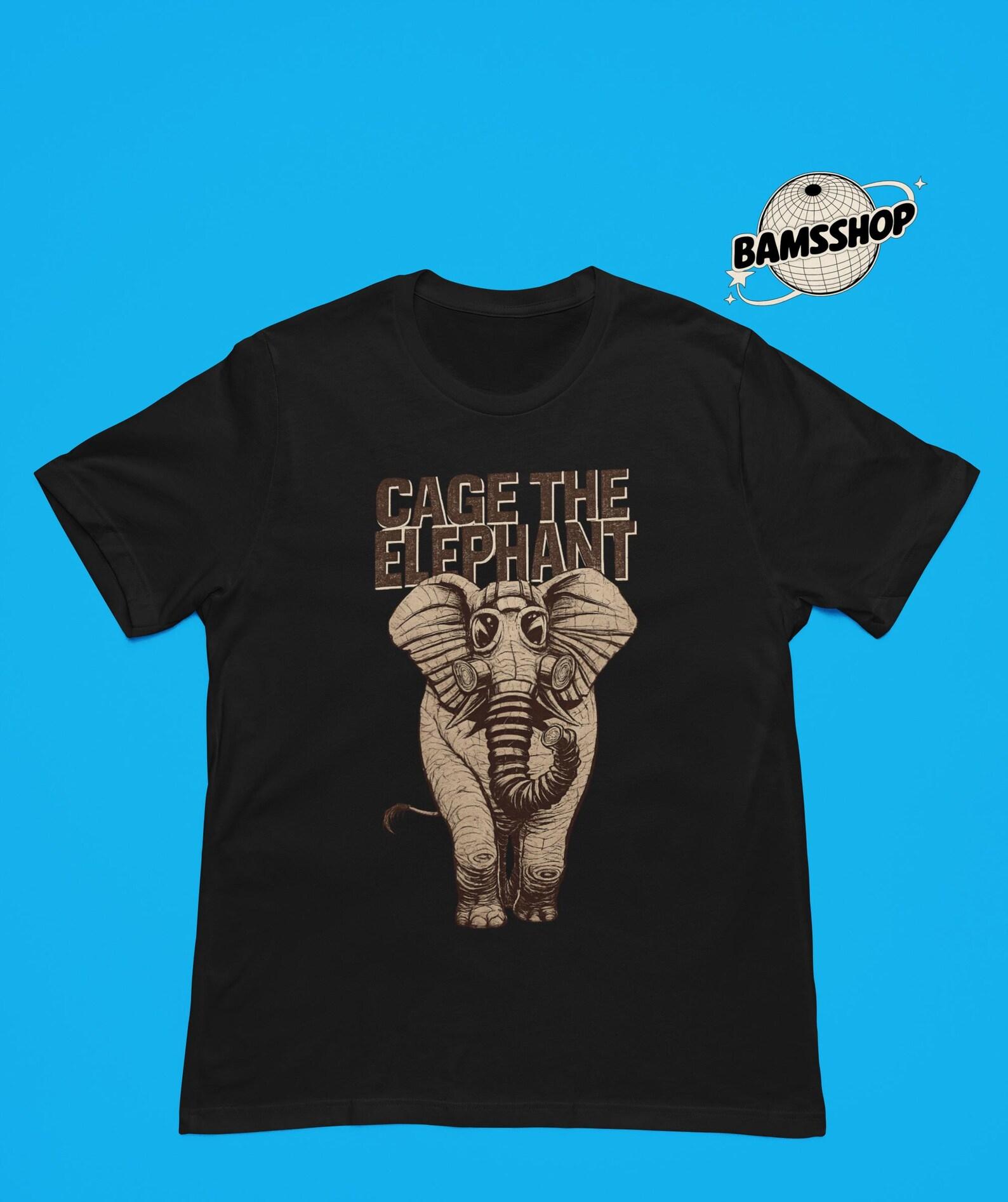 Cage the Elephant T-Shirt, Social Cues Album Rock Band Music Merch Shirt, Retro 90s Personalized Casual T-Shirt 3XL