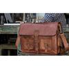 Handmade Men's Genuine Leather Vintage Laptop Messenger Briefcase Bag Satchel
