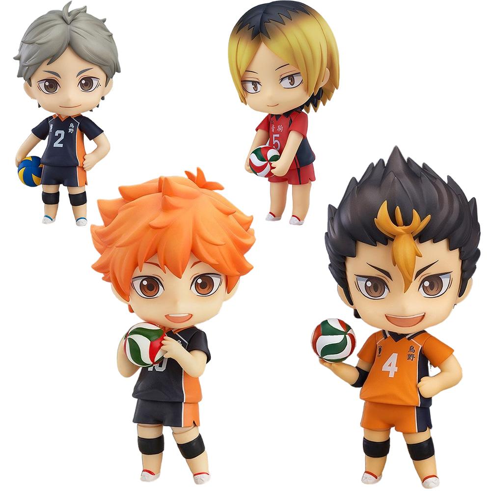 Figurină Haikyuu Anime Nishinoya Yuu Hinata Shouyou 10CM Costum Model Animație Jucării Cadouri Colecție Ornamente Decorațiuni PVC