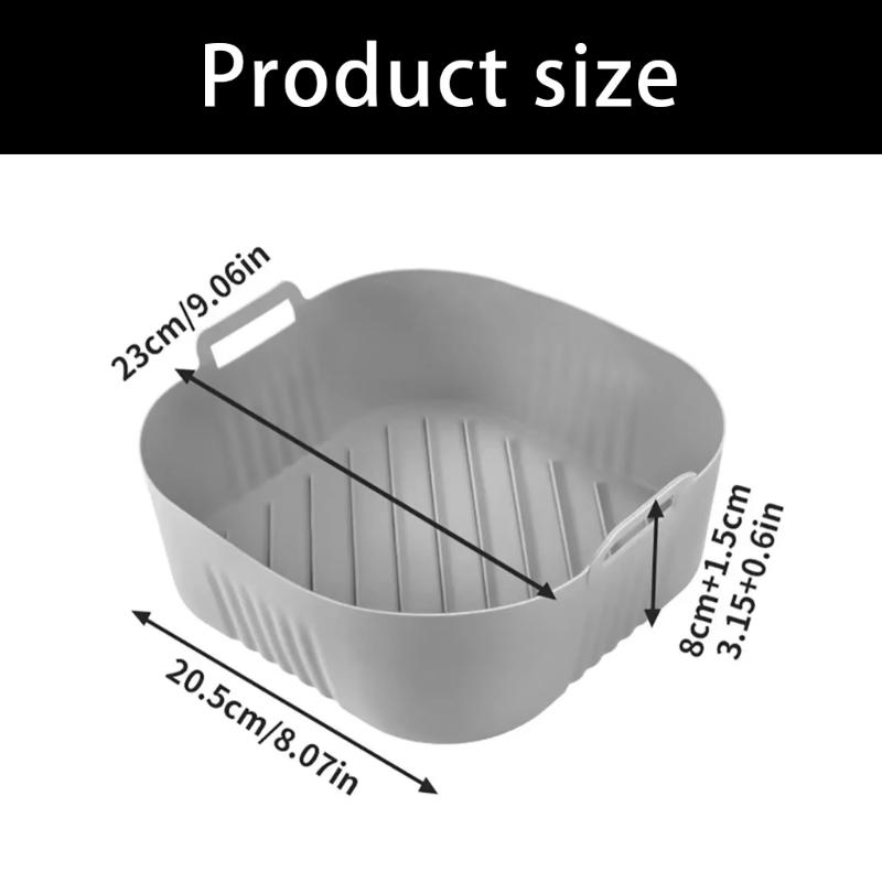 Silicone Liner Square Air Frying Machine Liner Reusable Air Frying Machine Liner Silicone Oven Baking Tray for NA230