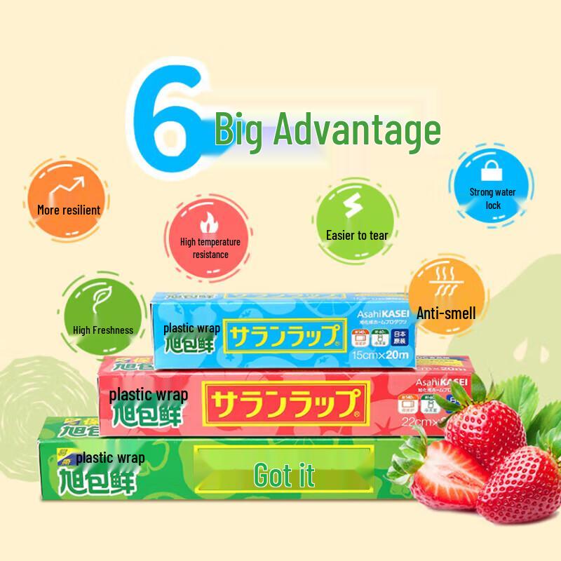 Asahi Kasei PVDC Food Storage Cling Film