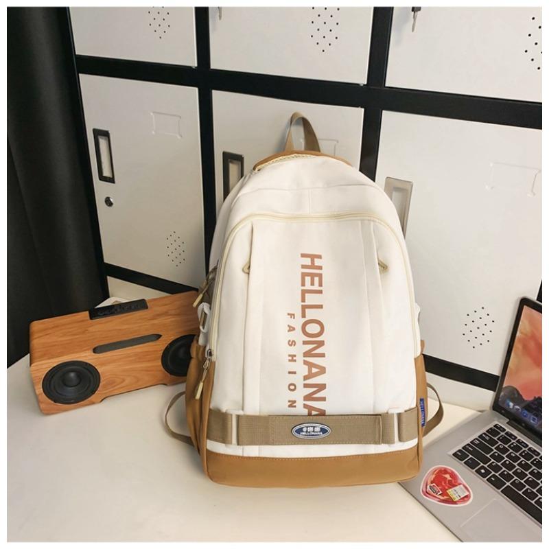 Schoolbag Female College Student Simple Casual Travel Men Ins Japanese High School Large Capacity Backpack