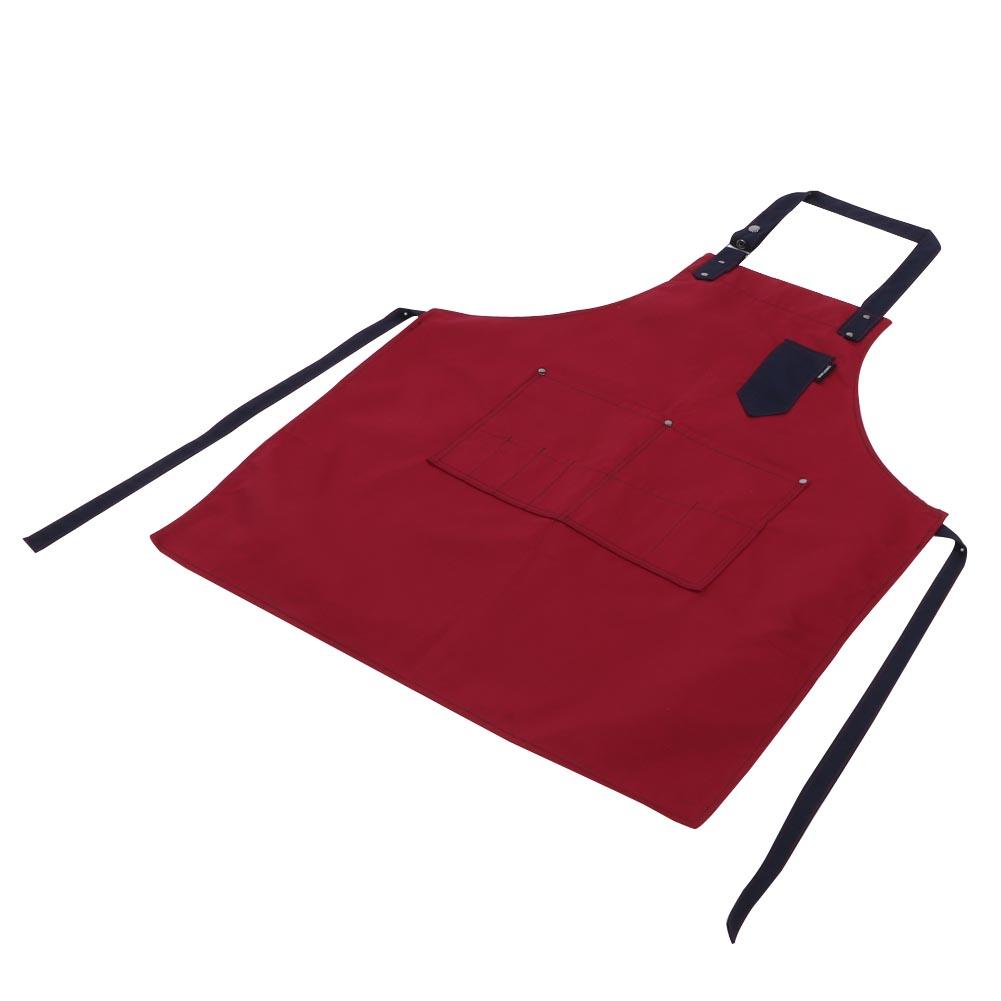 Модный хлопковый фартук для готовки с карманом для дома, кухни, уборки, кофейни