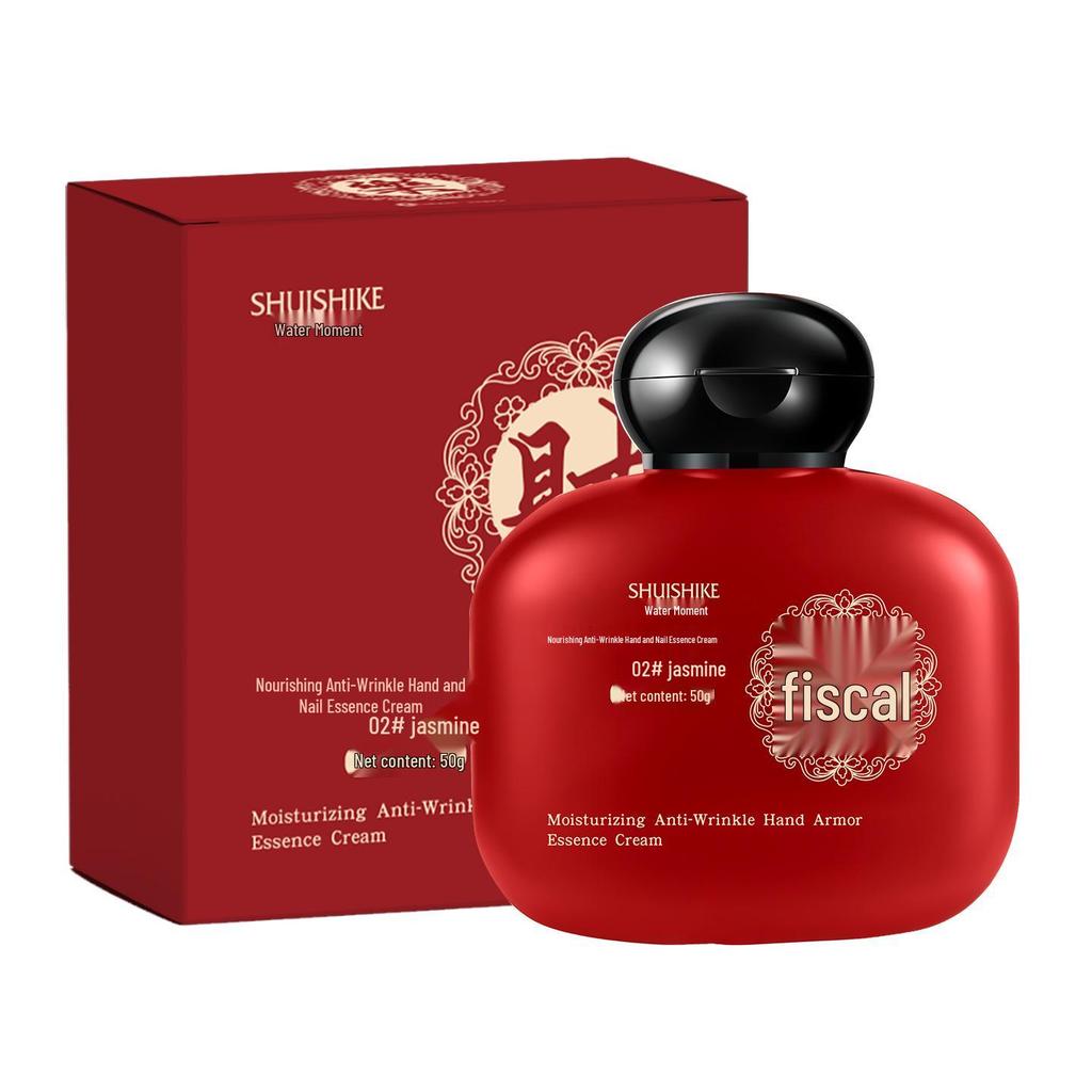 Luxury Travel-Size Moisturizing & Anti-Wrinkle Hand Cream Gift Set with Nail Care Essence