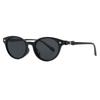 2026 Retro Rivet Round Sunglasses: European & American Style, Sun Protection, Small Frame, Japanese Fashion Trend