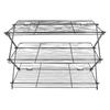 Baking Cooling Rack Foldable Rectangular Iron Cooking Baking Cooling Wire Rack for Cakes Cookies