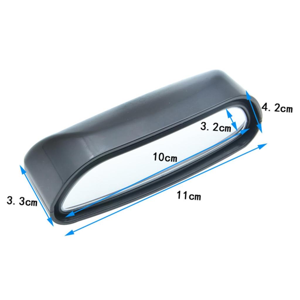 LALADEFIEE Car Auxiliary Mirror, Rear View Mirror Replacement, Auto Rearview Mirror, Car Rearview Mirror, Black