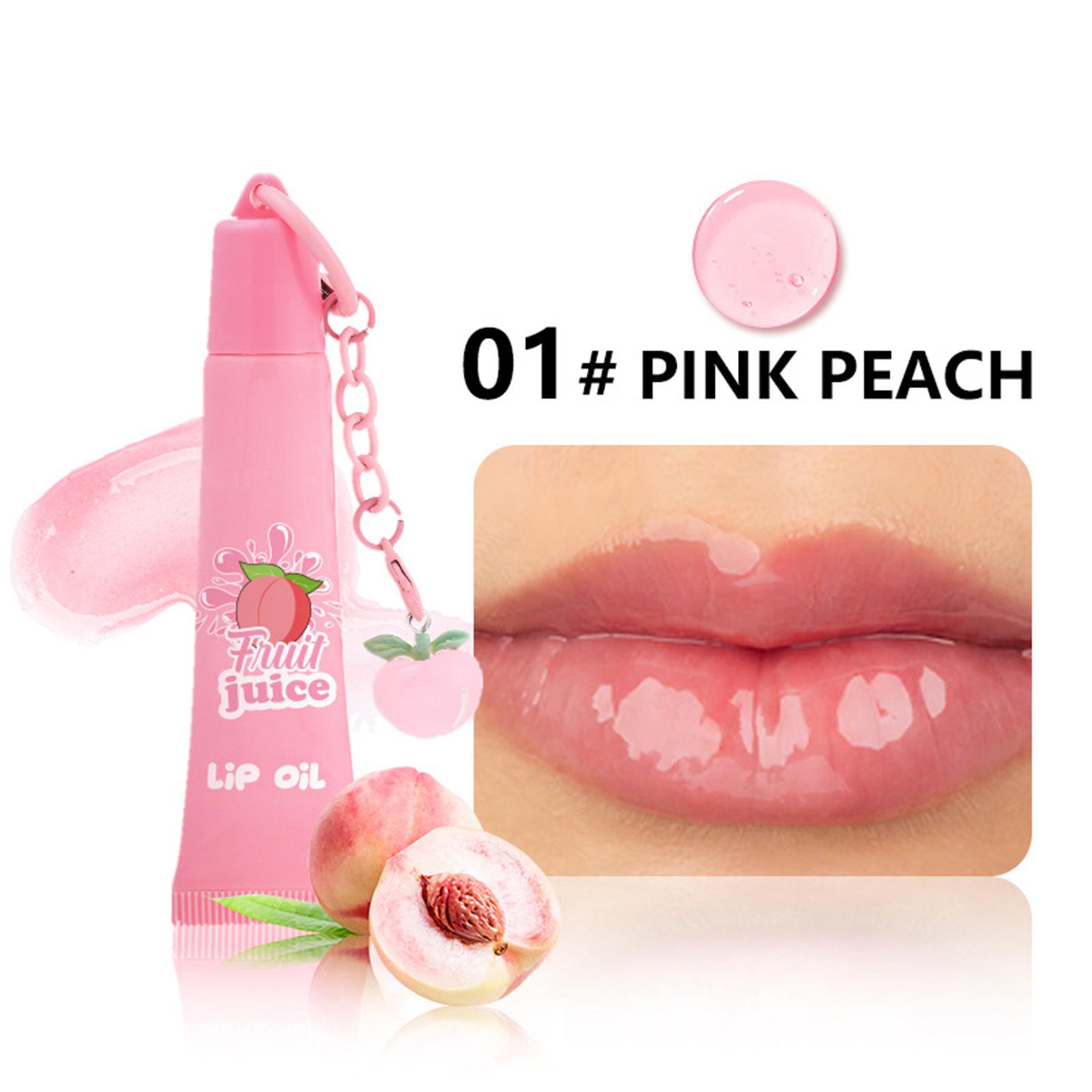 Фруктовое масло для губ для женщин, Увлажняющий бальзам с успокаивающим глянцевым финишем - 1 шт. One Size