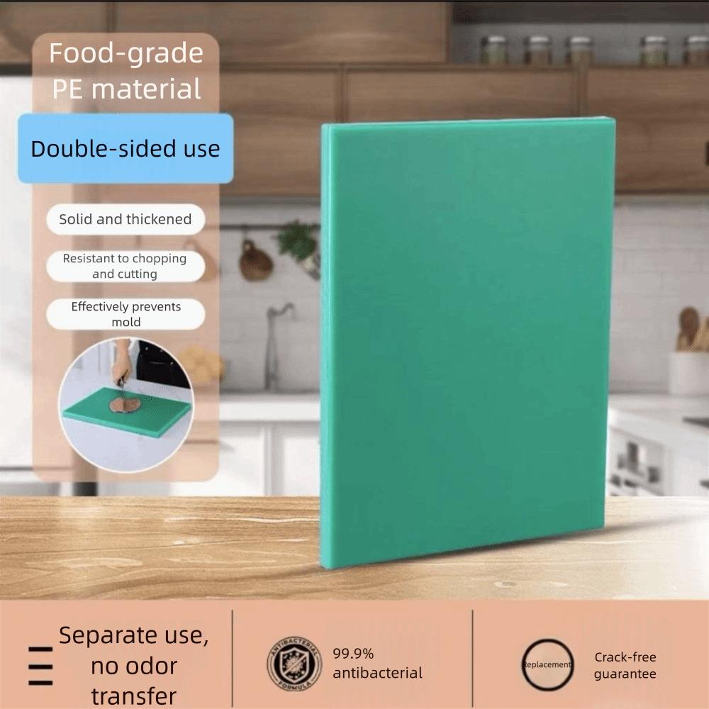 HDPE Plastic Cutting Board Antibacterial 36*28*1.3cm Vegetable Cutting Board Double Sided Cooking Tools Chopping Board Household