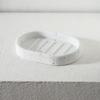 Set da Bagno in Pietra Wabi-Sabi: Bicchiere per collutorio, Portaspazzolino, Flacone per lozione, Diffusore, Portasapone e Vassoio.