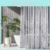 Peva Waterproof Heavyweight Bath Curtain Modern Minimalist Style Decor Bathroom
