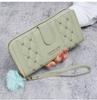 Long PU Leather Wallet for Women Card Holder Large Capacity Hasp Zipper Coin Purse Multi Card Organizer Cell Phone Wristlet