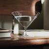 Japanese-Style Low-Foot Small Capacity Triangular Martini Glass Creative Cocktail Glass For Home Bar