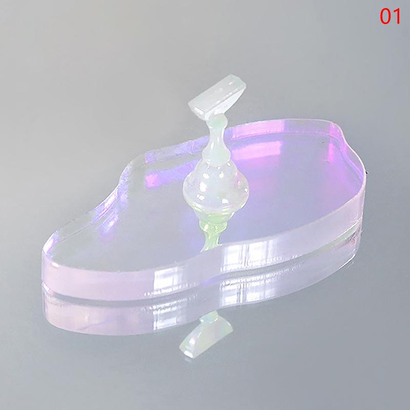 Aurora Magnetic Nail Holder Acrylic Display Stand For False Nail Tips Gel Polish Showing Shelf Palettes Manicure Practice Tools
