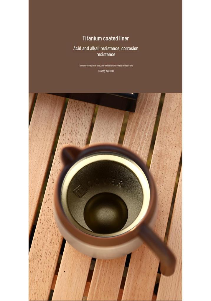 Isolierte Thermoskanne aus Titan - Großer Topf zum Schmoren & Köcheln mit hochwertigem Design
