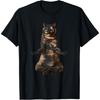 Funny Yoga Cat Tortie British Shorthair Men Women Girls Kids T-Shirt
