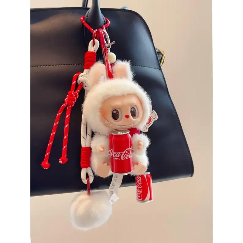 Blind Box Cola Doll Collection Series Black Vinyl Face Toys, Animated Character Face Dolls, Mysterious Surprise Key Chain Gifts