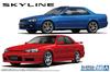 Aoshima Bunka Kyozaisha The Model Car Series Nissan ER34 Skyline Turbo 25GT Turbo Plastic Model 1/24 No.98 25GT-X '98 / '01 (Car)