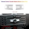For Mercedes Benz W204 W212 W164 C218 X204 Car Console Volume Switch Cover Trims