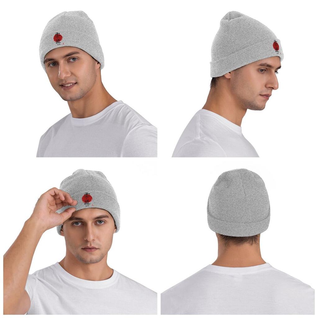 Judo Logo Warm Knitted Cap Fashion Bonnet Hat Autumn Winter Outdoor Beanies Hats for Men Women Adult