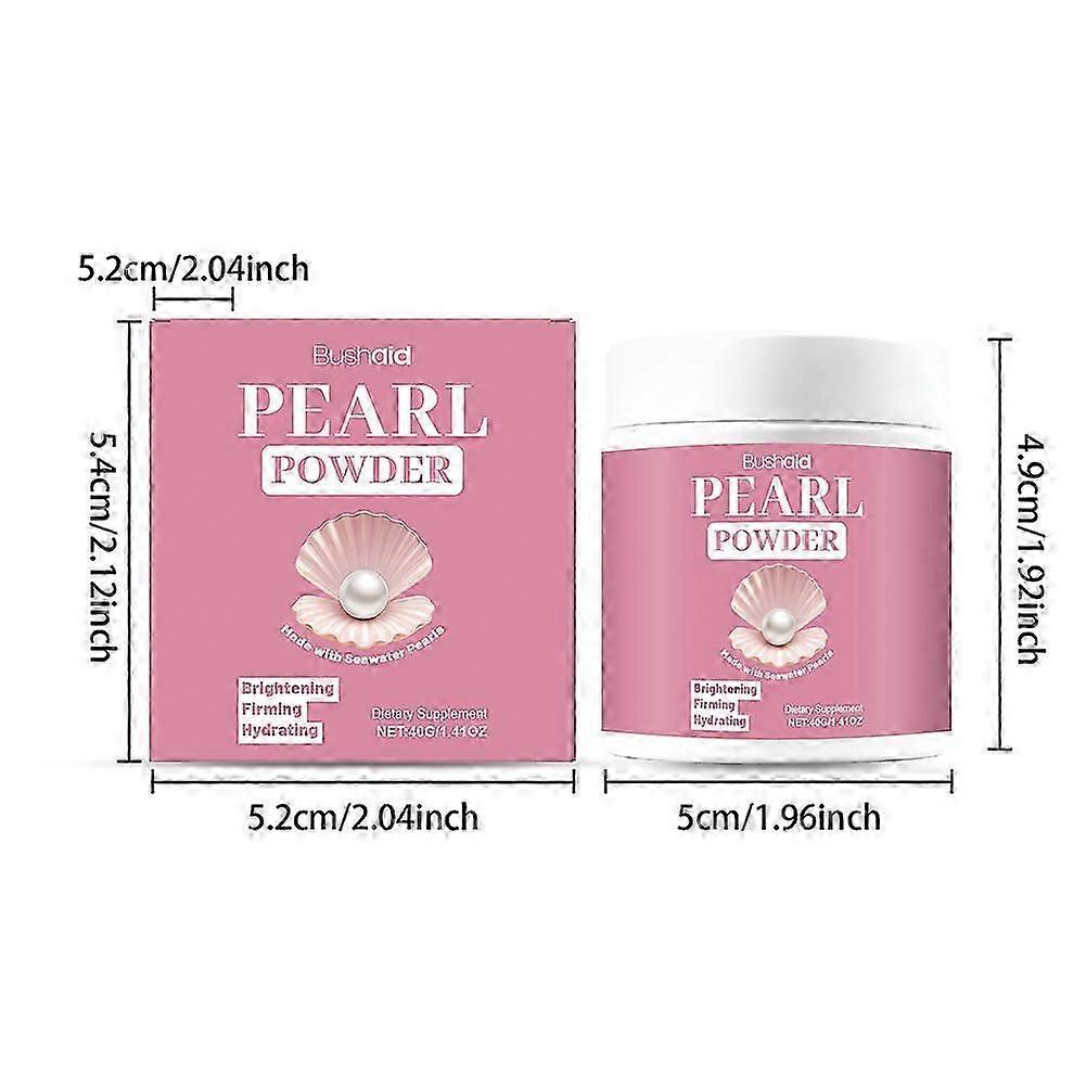 Pearl Powder Blends Into Drinks Skincare Brightens Evens Skin Tones Naturally
