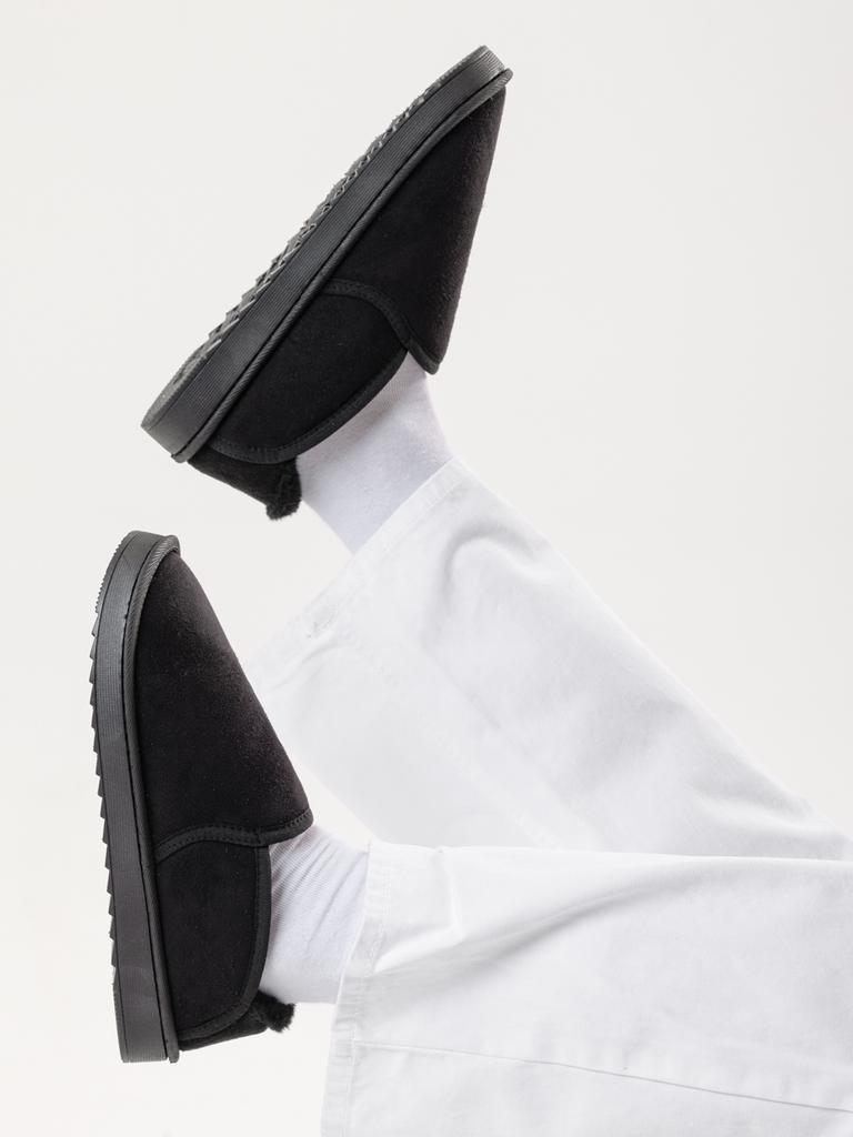 Bsqt By Classy Go92 Moti Winter Fur Slip-Ons