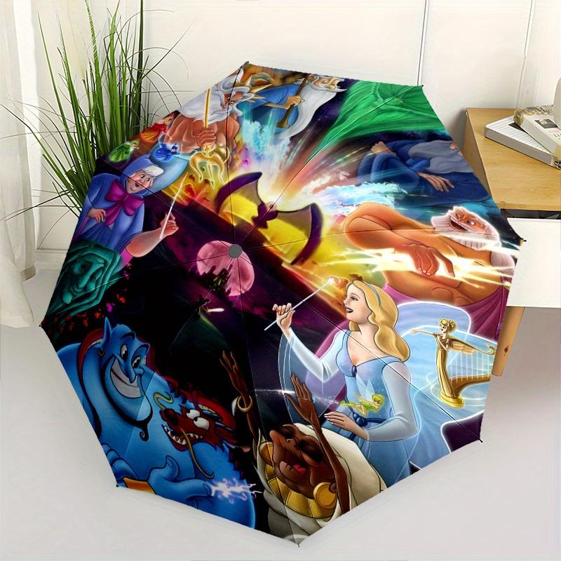 

Disney Villains Evil Queen Automatic Opening and Closing Umbrella - Suitable for Various Occasions, Outdoor Activities, Lightweight and Dura