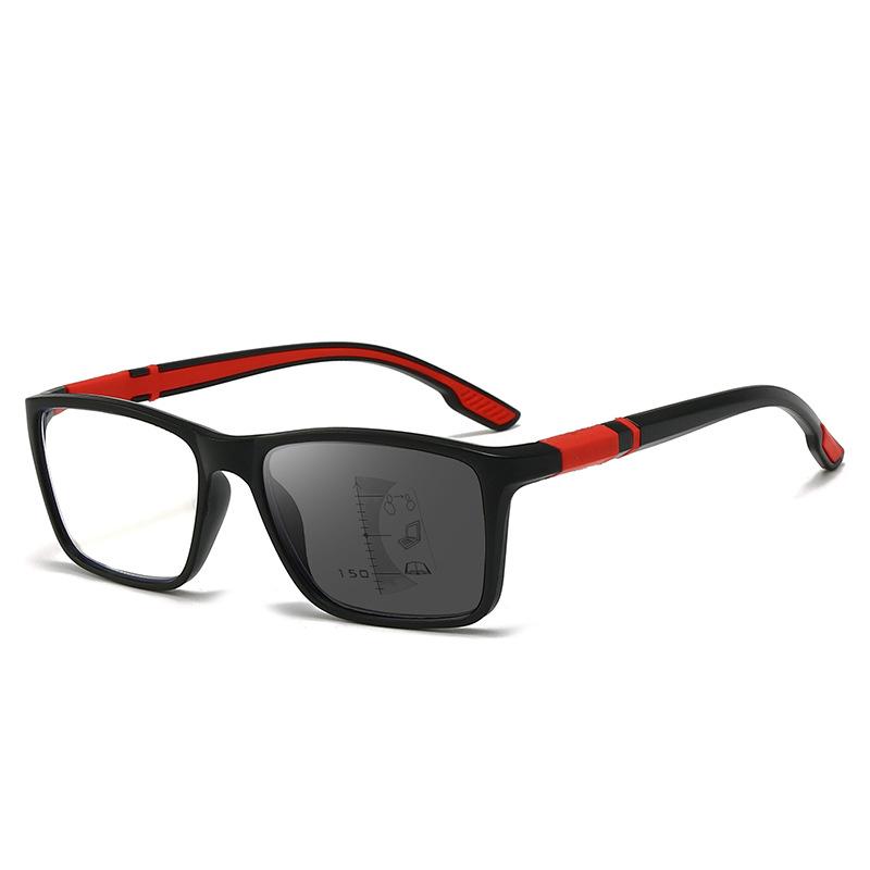 Occhiali da lettura fotocromatici multifocali Sportivi Antiscivolo Occhiali per anziani Protezione occhi Luce blu Bifocali