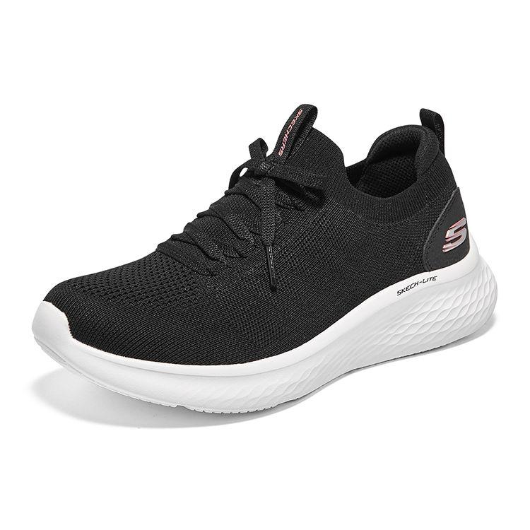 Skechers Skech-Lite Pro Mesh Comode Versatili Traspiranti Leggere Scarpe Casual Basse Sneakers da Donna Nero Bianco 149769-BKPK
