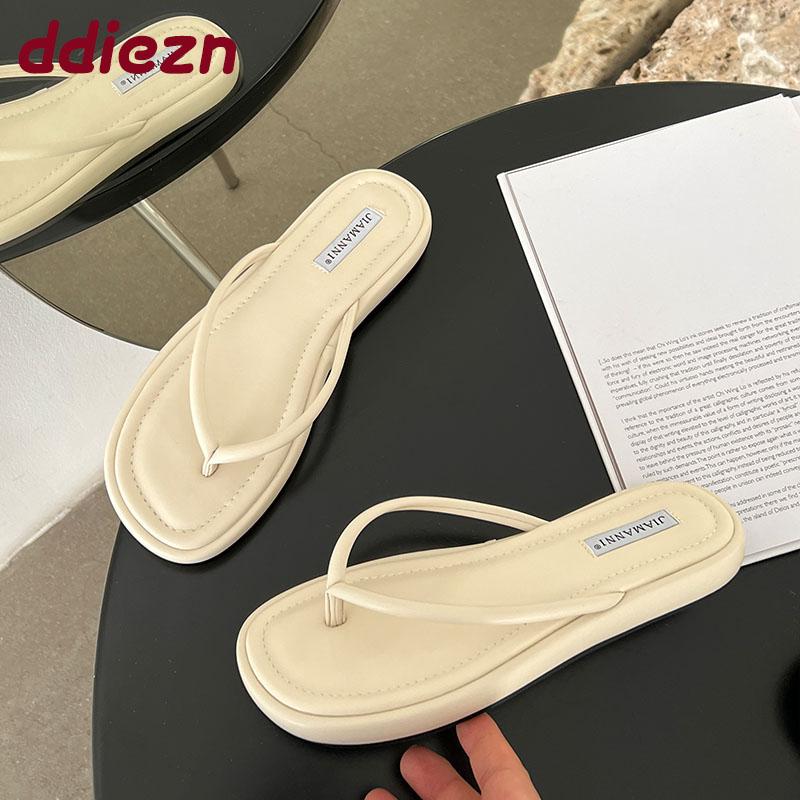Fashion Female Summer Beach Slides Flip Flops Women Flats Slippers Shoes Casual Fashion Round Toe Ladies Flats Slippers Shoes