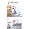 Pilates Reformer Core Bed - Foldable Metal Frame Machine for Yoga Exercise & Home Core Training