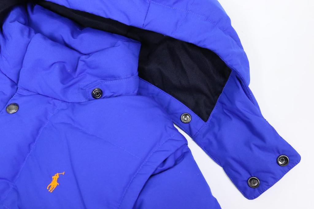 POLO RALPH LAUREN Down Size 0101963 Boys' 2-Way Jacket/Vest/Parka, M, BLUE, [Used]