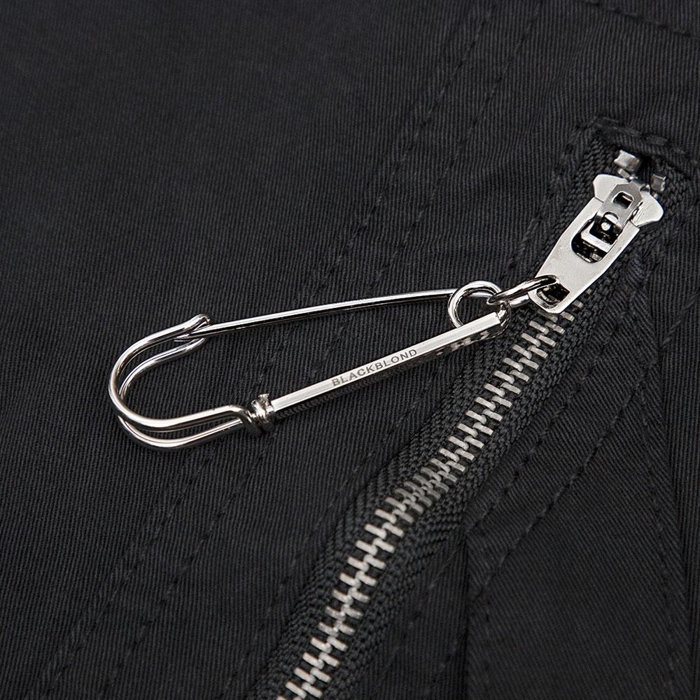 BLACKBLOND Vividi Hidden Guts Logo Wide Cargo Pants (Black)