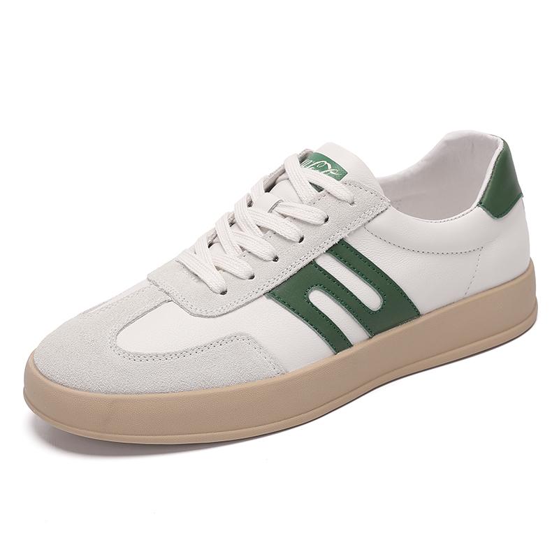 

Fashion Men s Genuine Leather Casual Shoes Lace-Up Male Walking Sneakers Outdoor Sports Shoes for Men Comfortable Slip-Resistant Flats 38