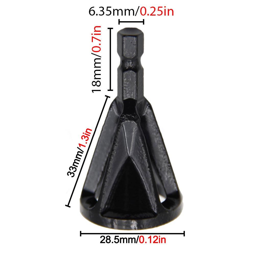 Hexagonal Metal Shank External Chamfer Bit Repair Damaged Bolts Drill Bit  Drill Accessories