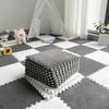 30X30X1cm Soft Plush Children's Mat Baby Toys Eva Foam Puzzle Carpet Warm Children Play Mats Interlocking Rugs Infant Carpet