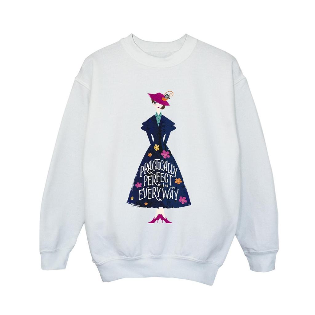 Mary Poppins Boys Practically Perfect In Every Way Standing Sweatshirt