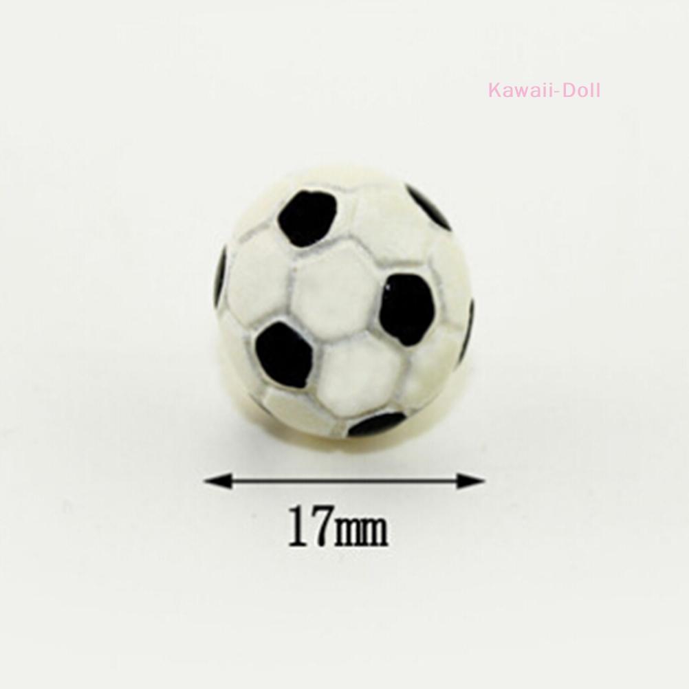 1:6/1:12 Dollhouse Miniature Sports Balls Soccer Football And Basketball Decor
