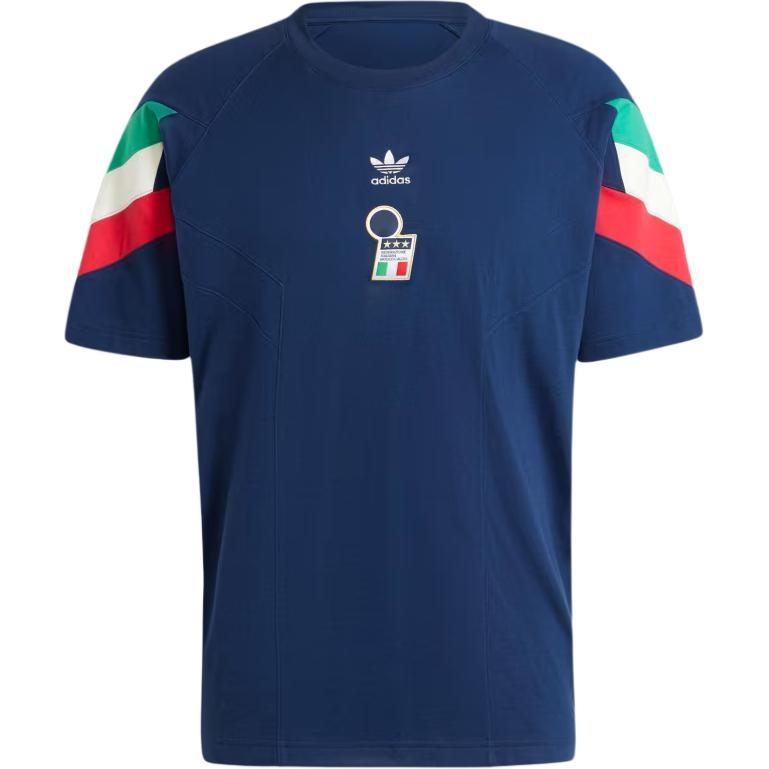 adidas Italy Originals T-Shirt Asia Sizing Blue Men s IY4631 M