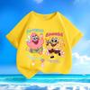 Spongebob Squarepants Big Star New Unisexs And Unisexs Short Sleeved Tshirt Cotton Round Neck Loose Versatile Top