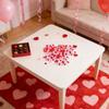 10mm Smooth Acrylic Red Hearts Valentine's Day Wedding Decoration DIY Accessories