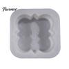 Outdoor Cement Art Form Garden Stepping Stone Mold, Reusable Concrete Pathway Paver Plastic DIY Pavement Mould for Patio Backyard Walkway Decor
