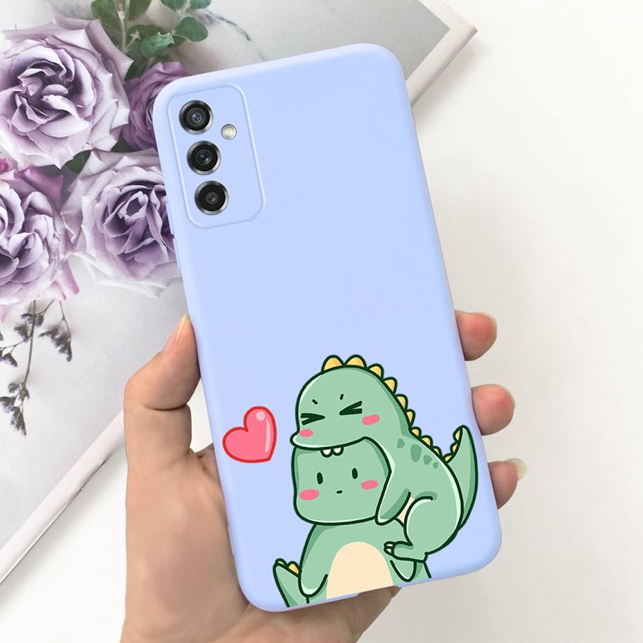 For Samsung M52 5G Case Lovely Duck Cat Head Dinosaur Fundas Soft TPU Phone Cases For Samsung Galaxy M52 5G SM-M526B Hoesje 6.7"