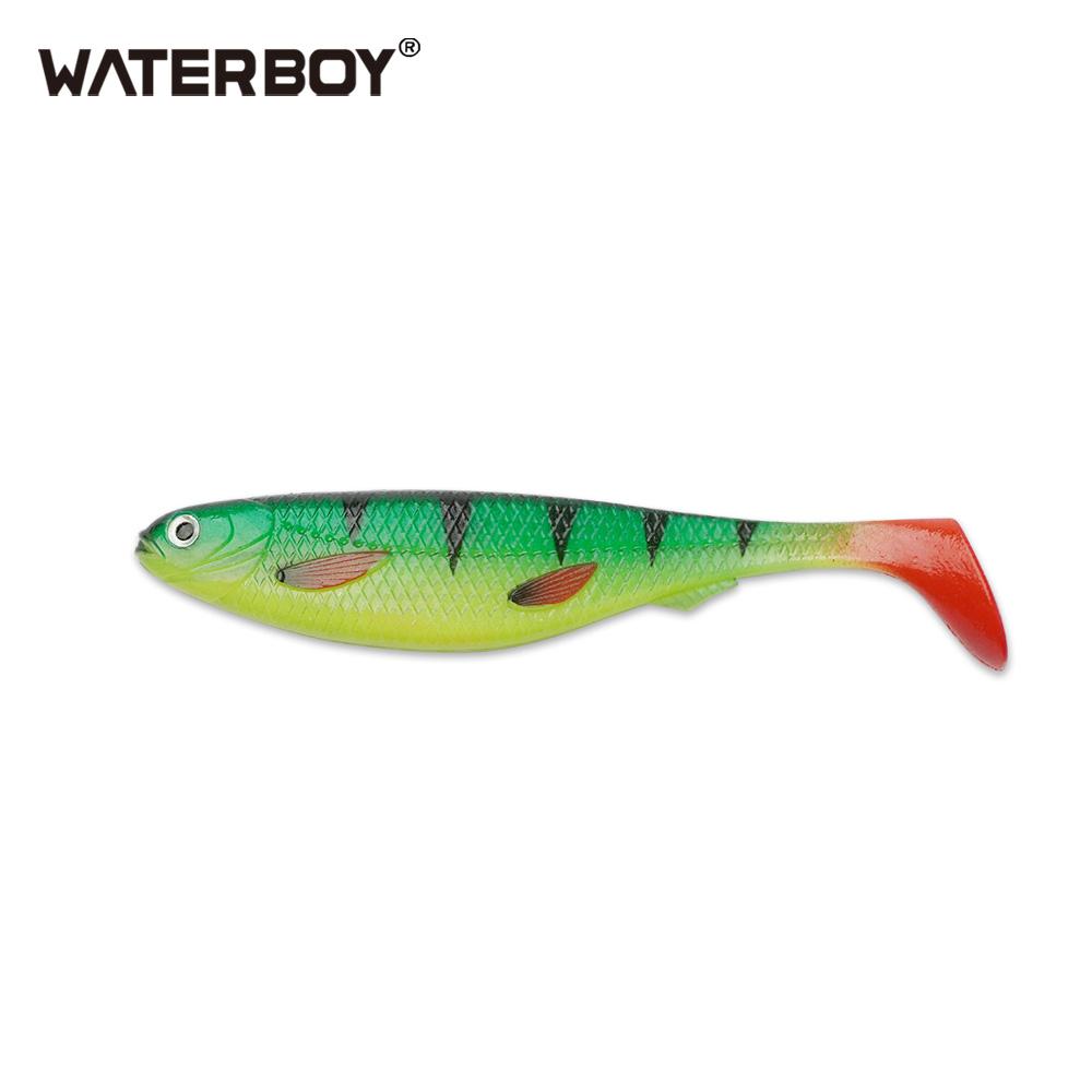 WATERBOY OEM Soft Bait Facotry 12.5cm 15cm 20cm Big Shads PVC Material T Tail Softbaits Fishing Soft Lure